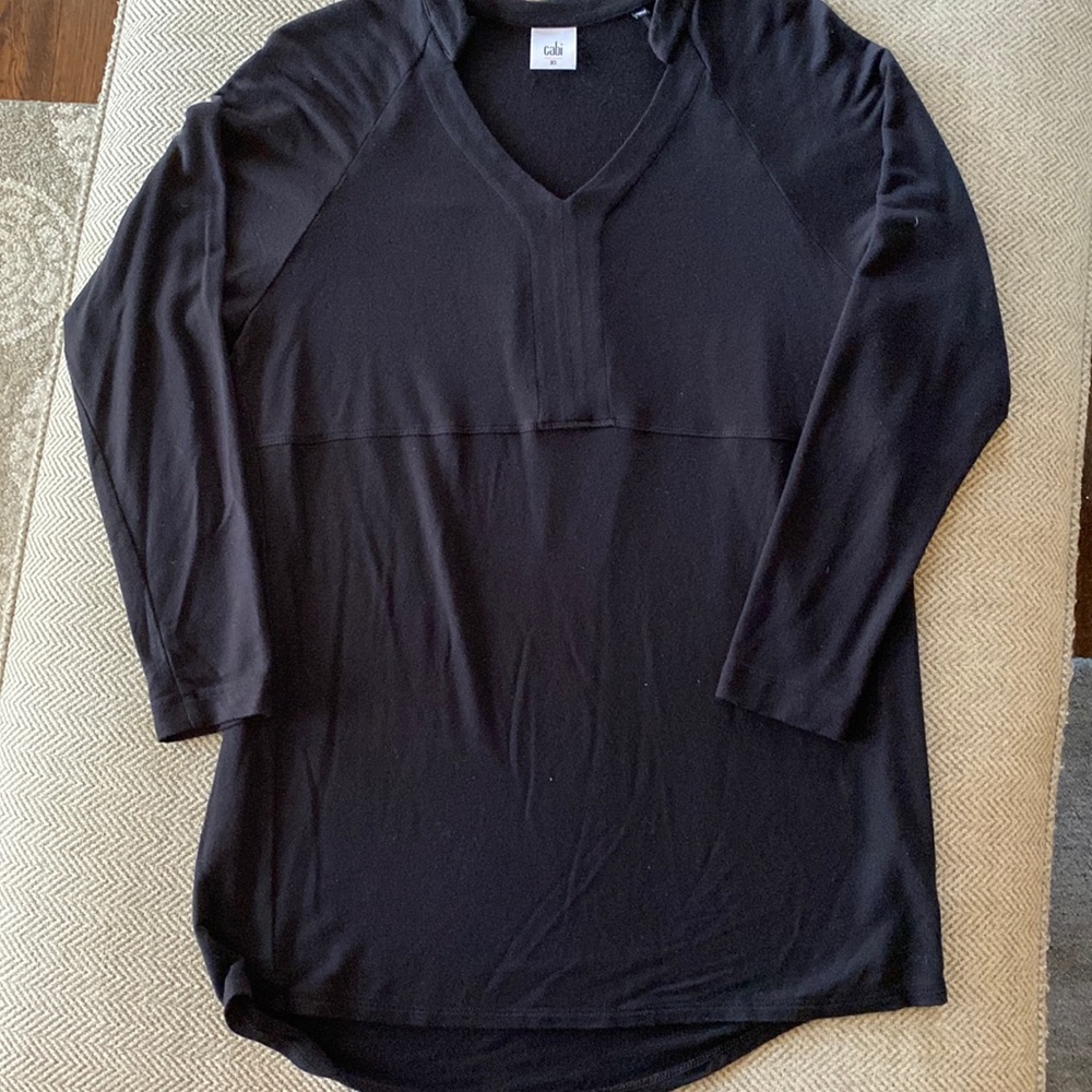 Cabi tunic knit top XS black